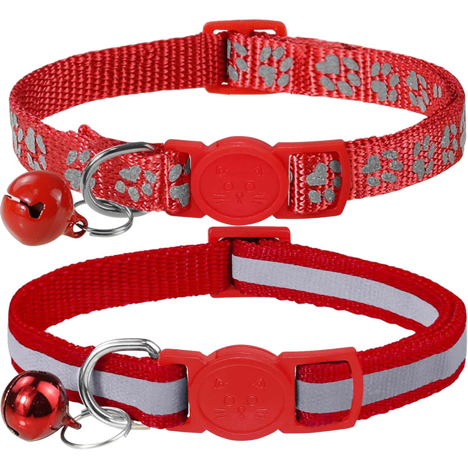 Taglory Reflective Cat Collar Breakaway with Bells
