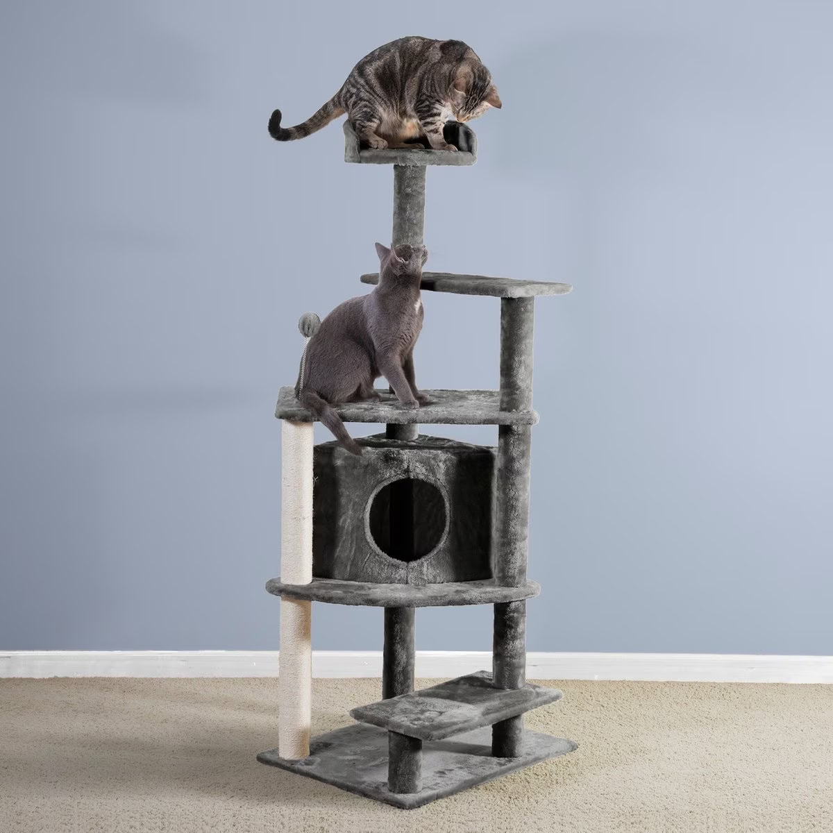 Tiger Tough Playground Faux Fur Cat Tree & Condo