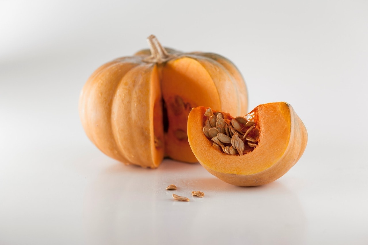 sliced pumpkin
