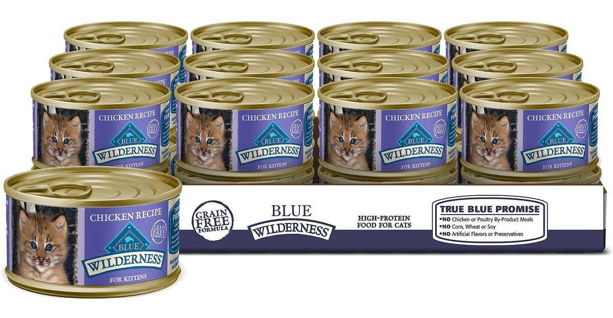 Blue Buffalo Wilderness Chicken Wet Kitten Food