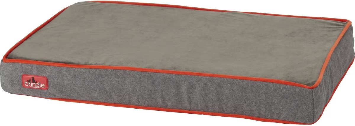 Brindle Waterproof Orthopedic Pillow Cat & Dog Bed with Removable Cover 
