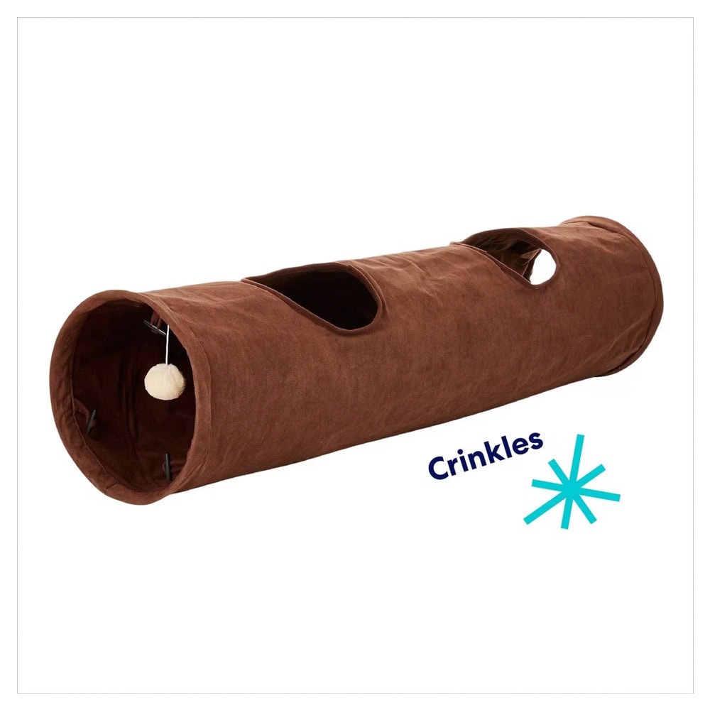 Frisco Foldable Crinkle Play Cat Tunnel