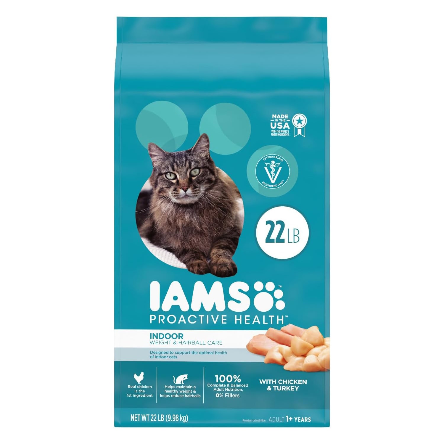 Iams ProActive Health Weight & Hairball Dry Cat Food