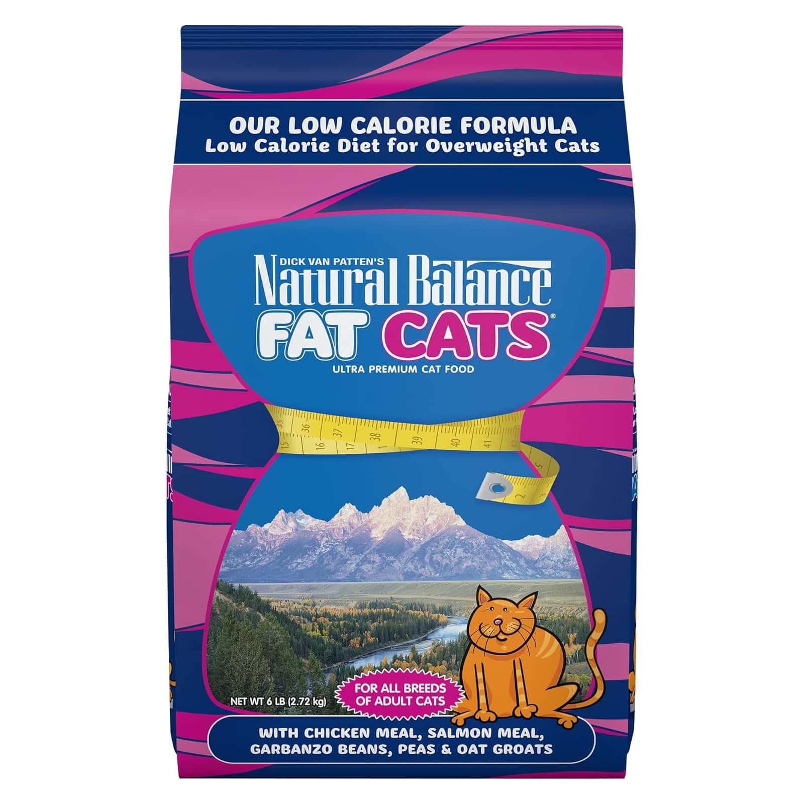 Natural Balance Fat Cats Low-Calorie Dry Cat Food for Overweight Adult Cats