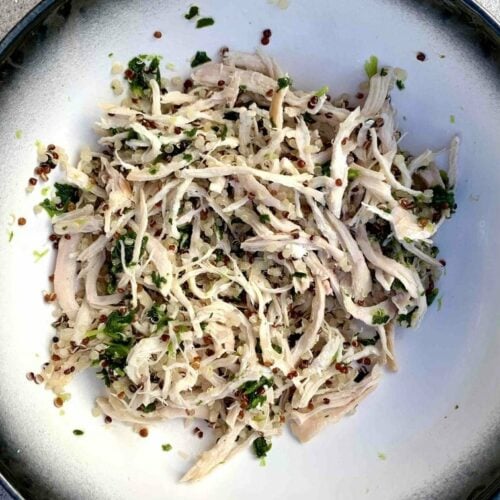 Our favorite chicken quinoa cat food recipe