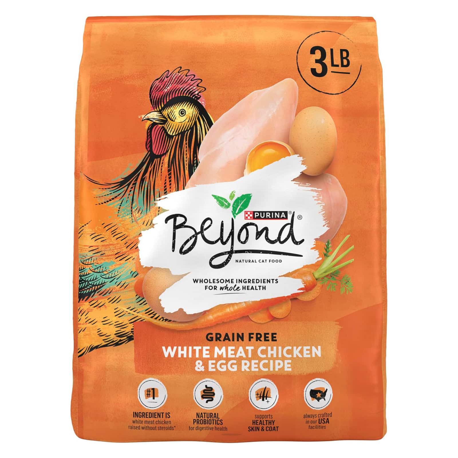 Purina Beyond Grain Free White Meat Chicken & Egg Recipe Adult Dry Cat Food