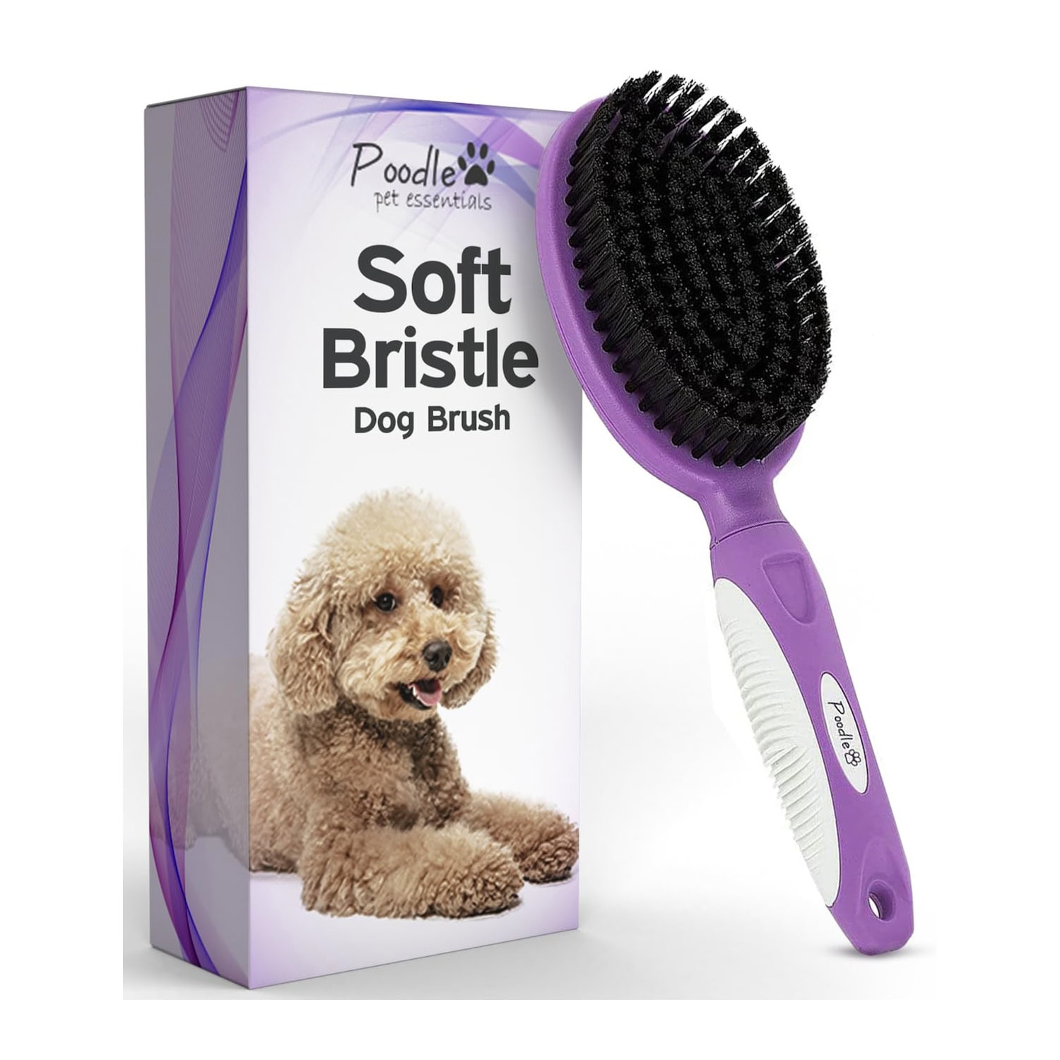 Soft Bristle Dog Brush For Short Haired Cats Or Dogs