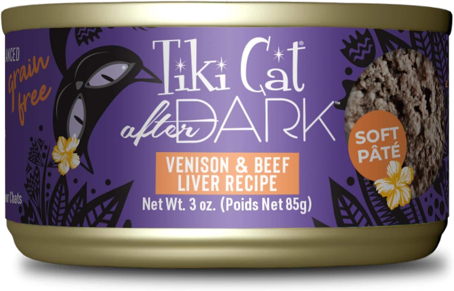 Tiki Cat After Dark Pate Venison & Beef Wet Food