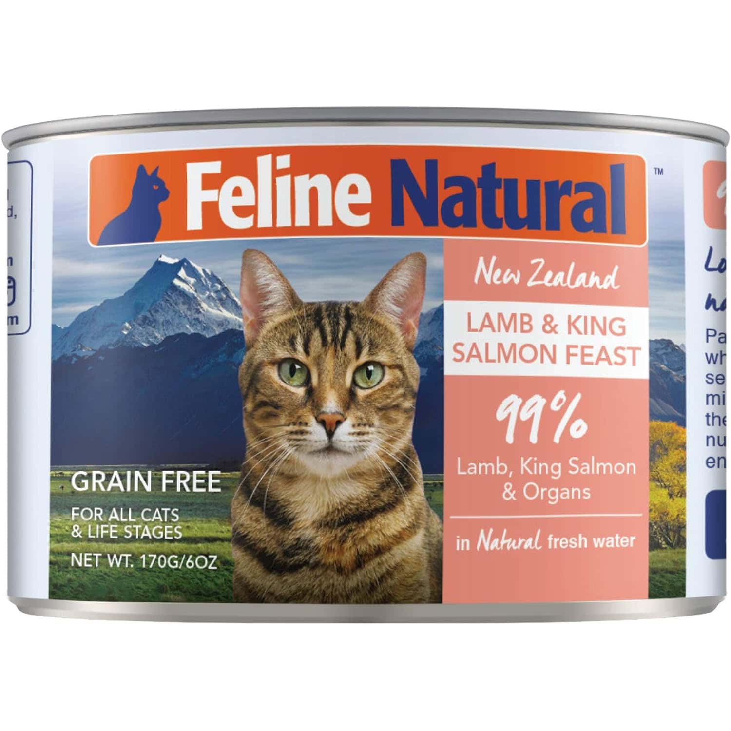 Feline Natural Lamb & Salmon Can Food