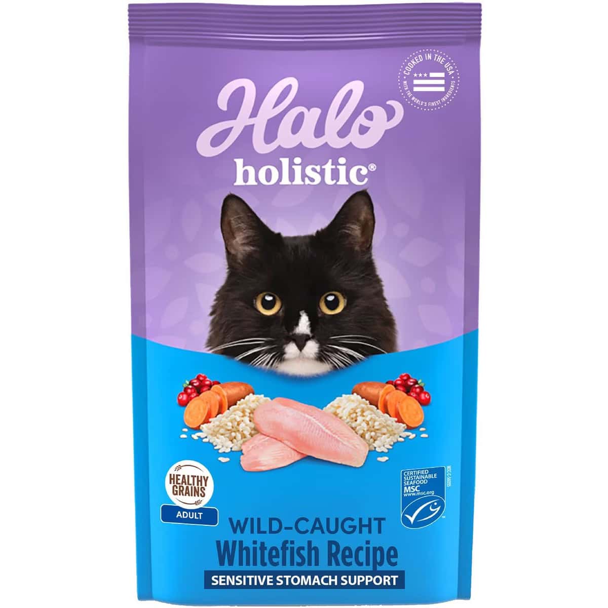 Halo Seafood Sensitive Dry Cat Food