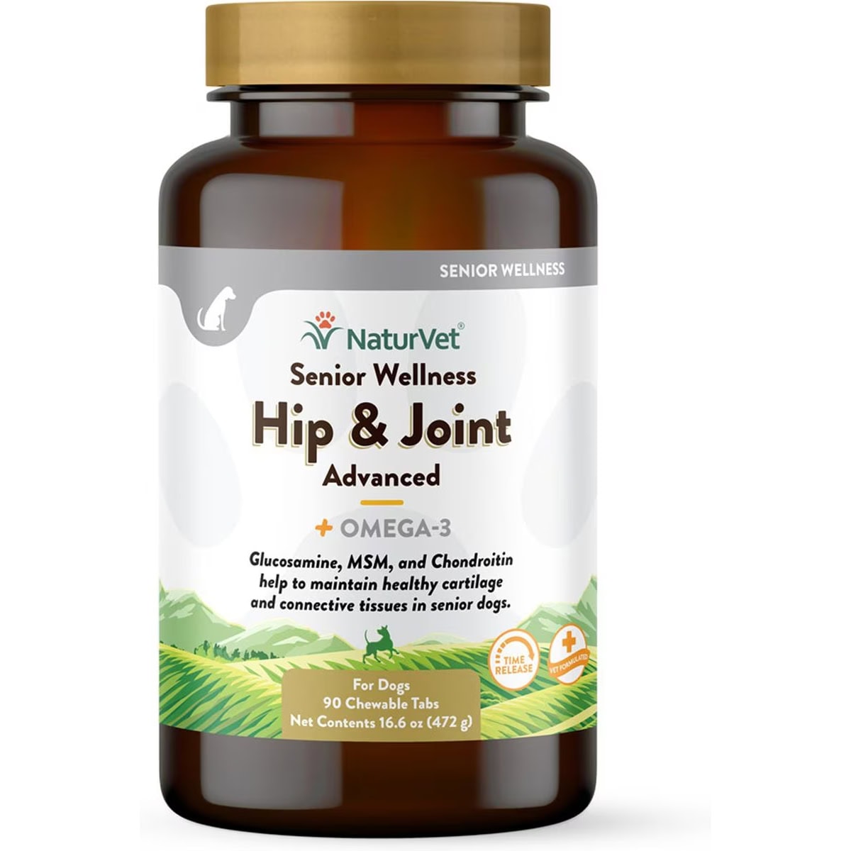 NaturVet Senior Chewable Tablets Joint Supplements