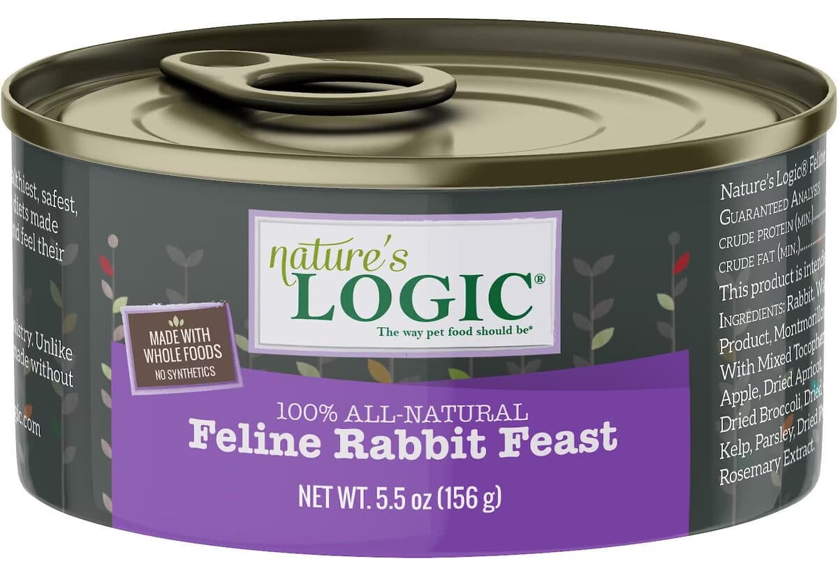 Nature’s Logic Rabbit Grain-Free Canned Cat Food