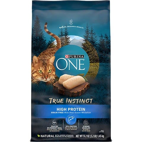 Purina ONE True Instinct Natural Grain-Free with Ocean Whitefish Dry Cat Food