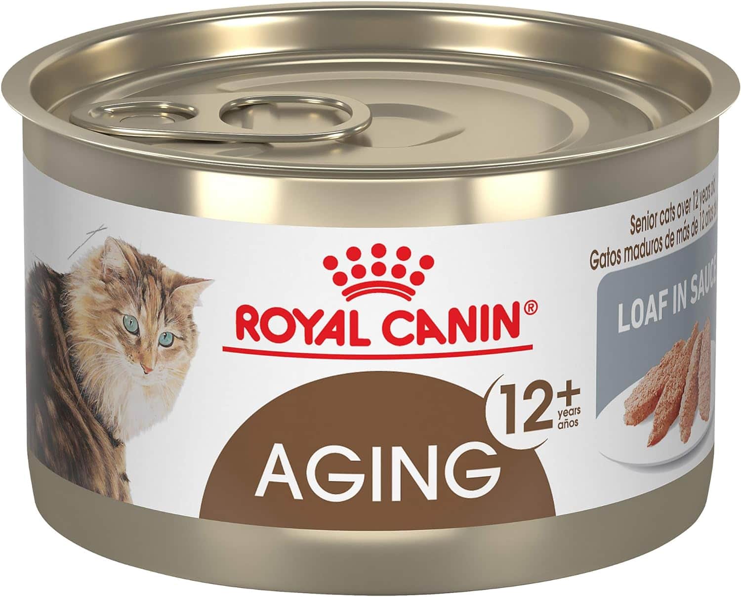 Royal Canin Feline Health Nutrition Aging 12+ Loaf in Sauce Canned Cat Food
