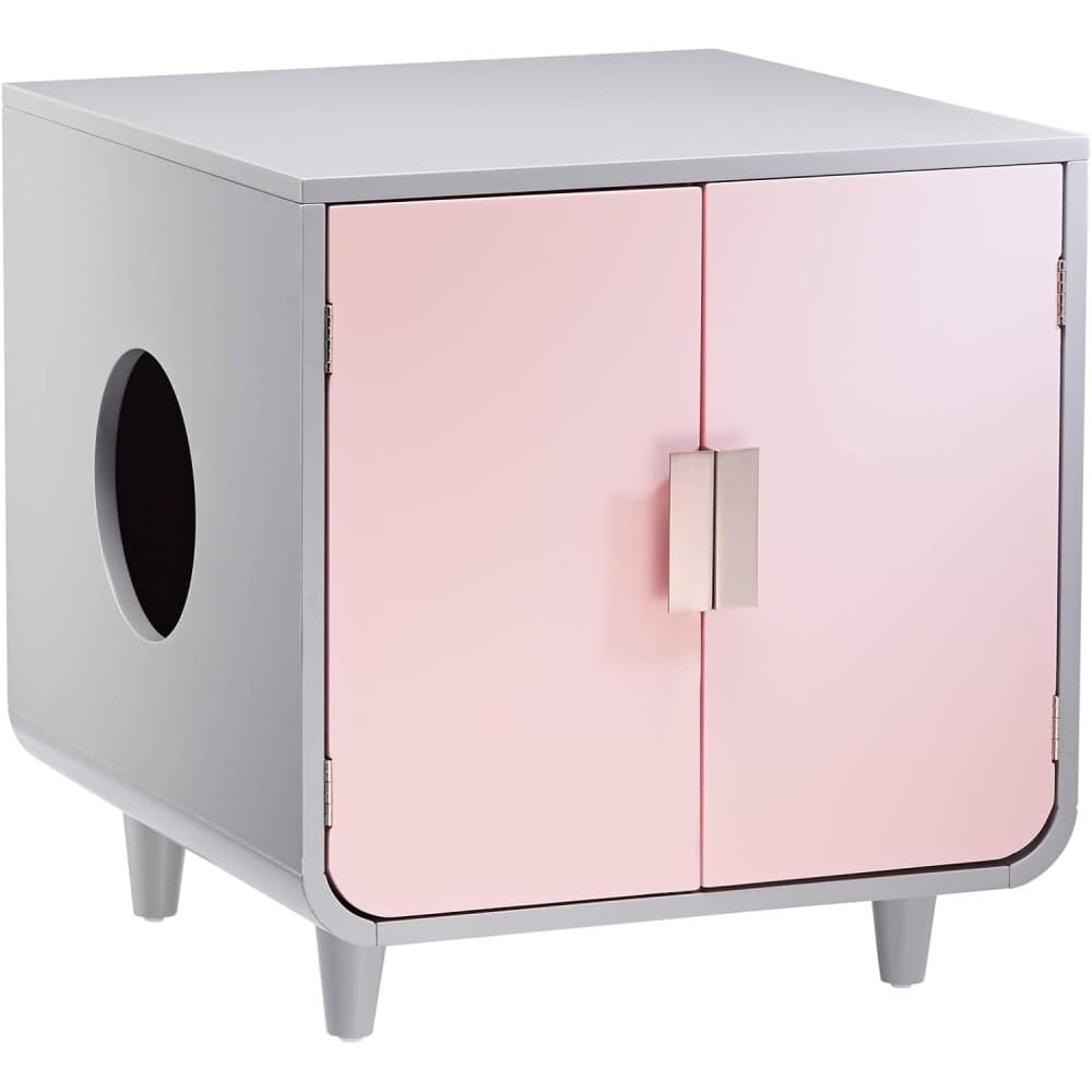 Staart - Decorative Dyad Wooden Cat Litter Box 