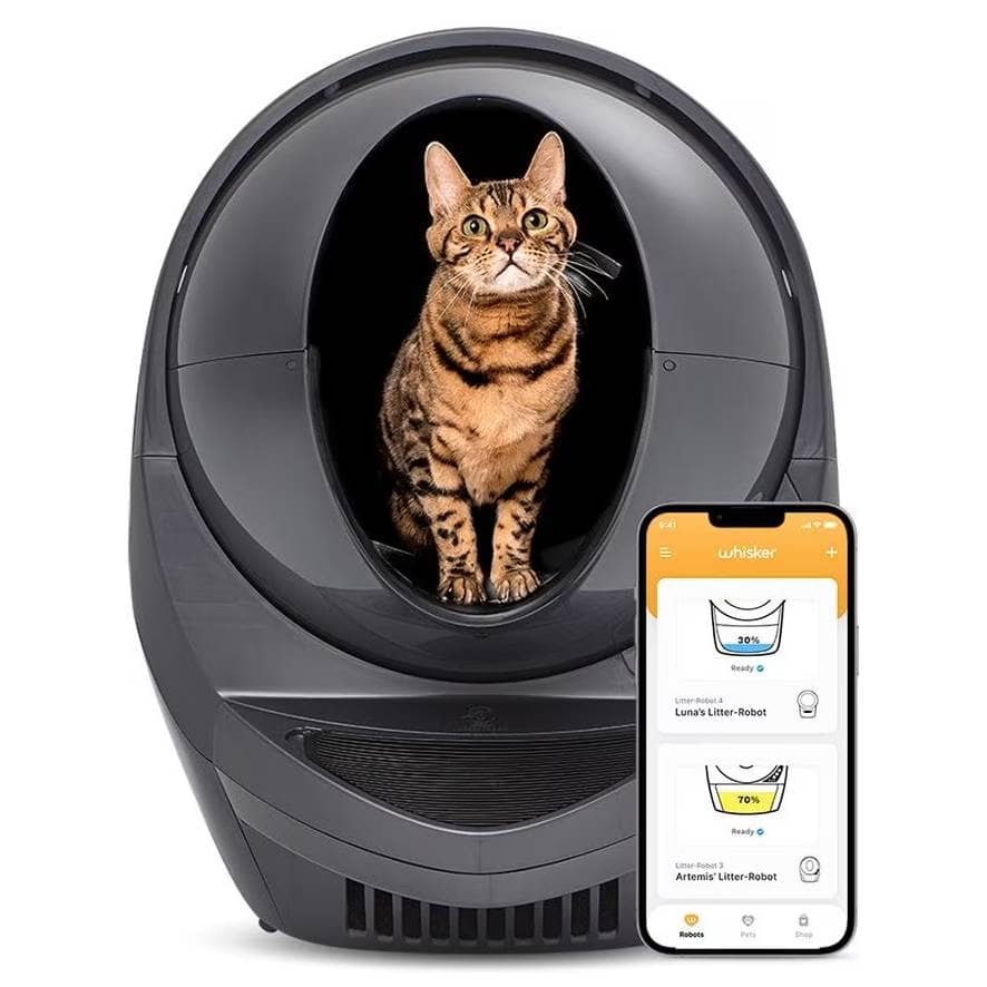 Whisker Litter-Robot WiFi Auto Litter Box