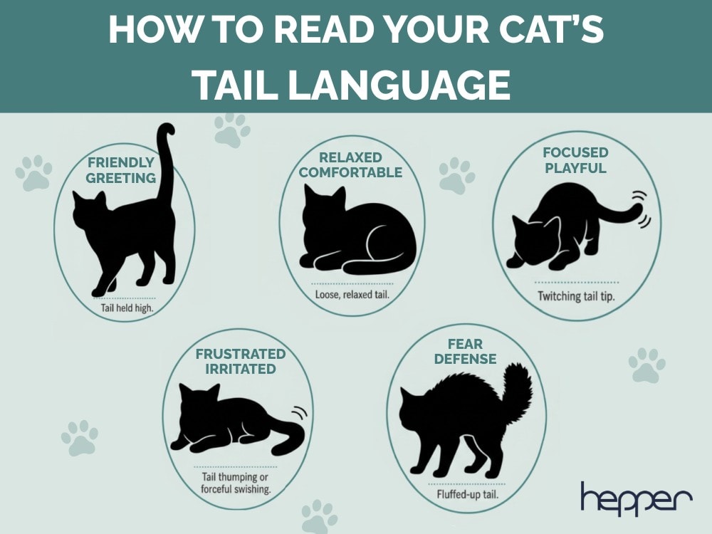 cat tail language infographic hepper