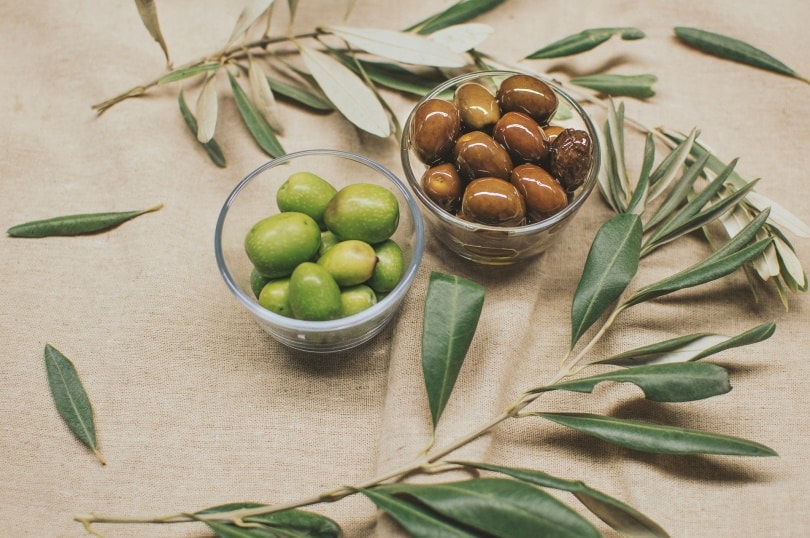 olives in a bowl