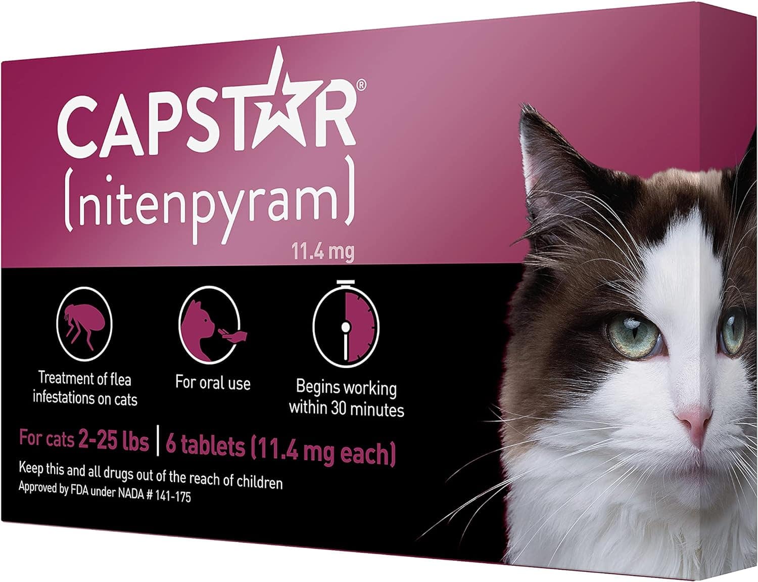 Capstar Fast-Acting Oral Flea Treatment for Cats