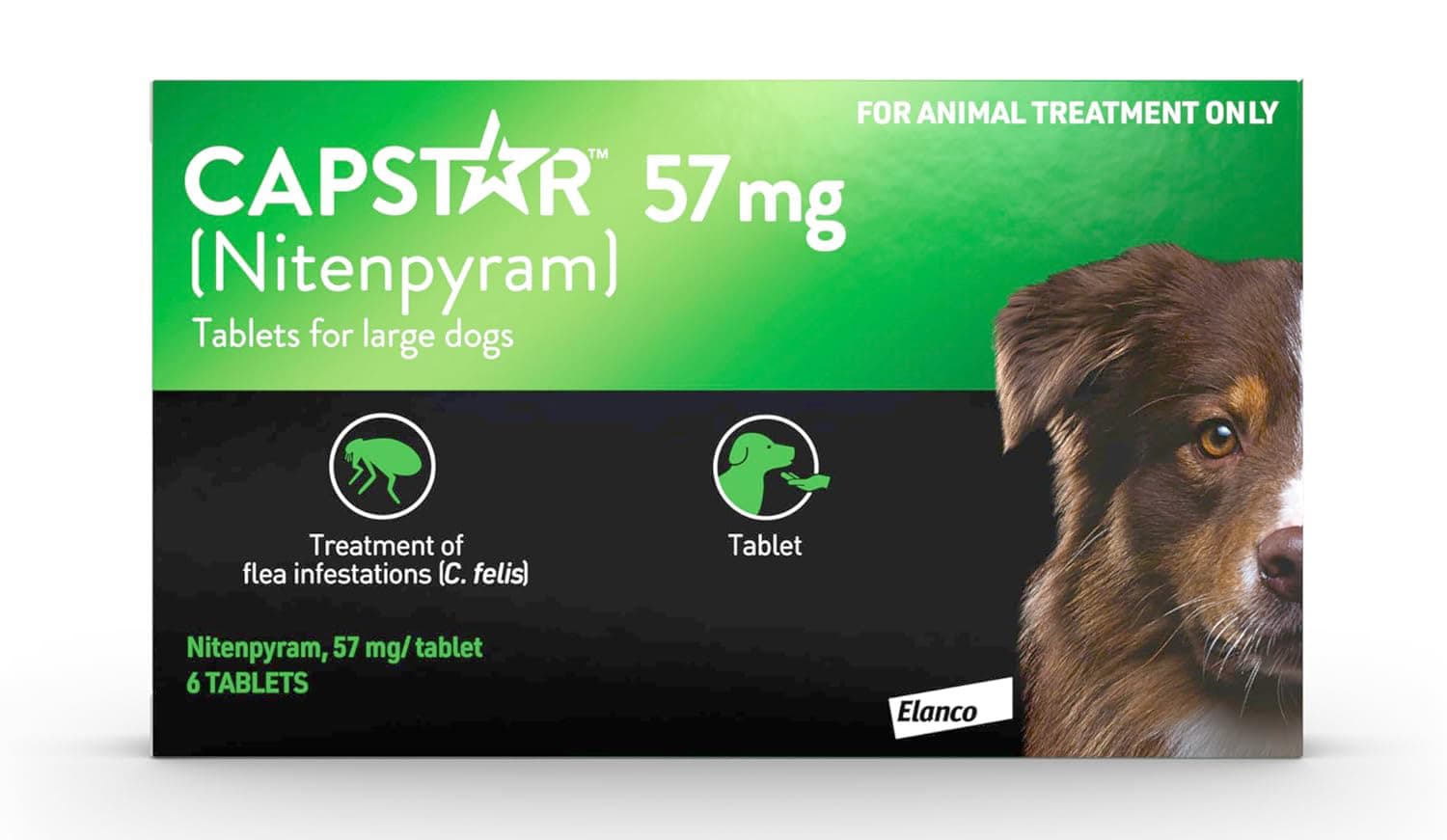 Capstar Flea Tablets for Dogs, for Medium and Large Dogs