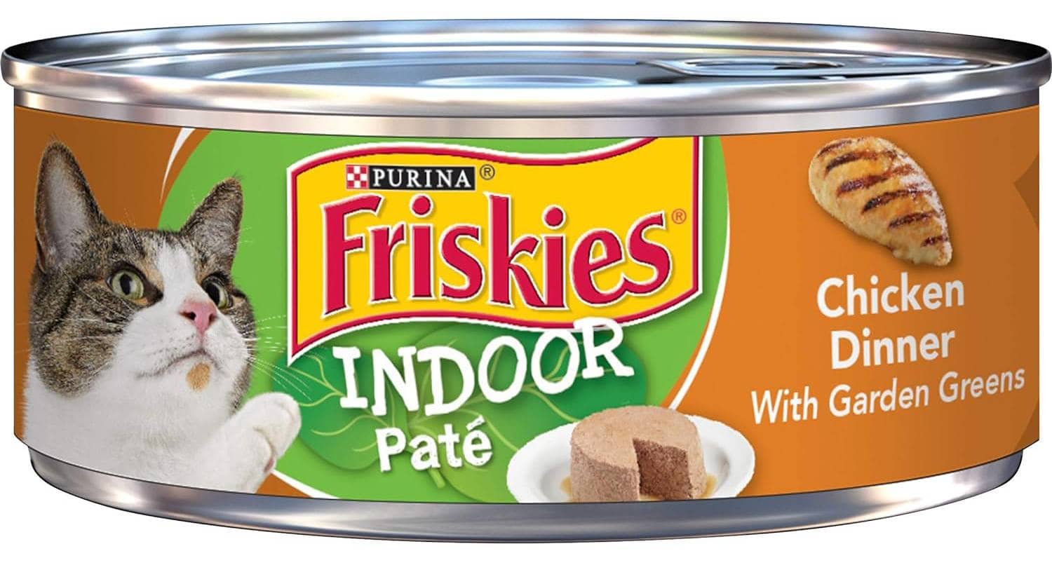 Friskies Indoor Pate Chicken Canned Cat Food