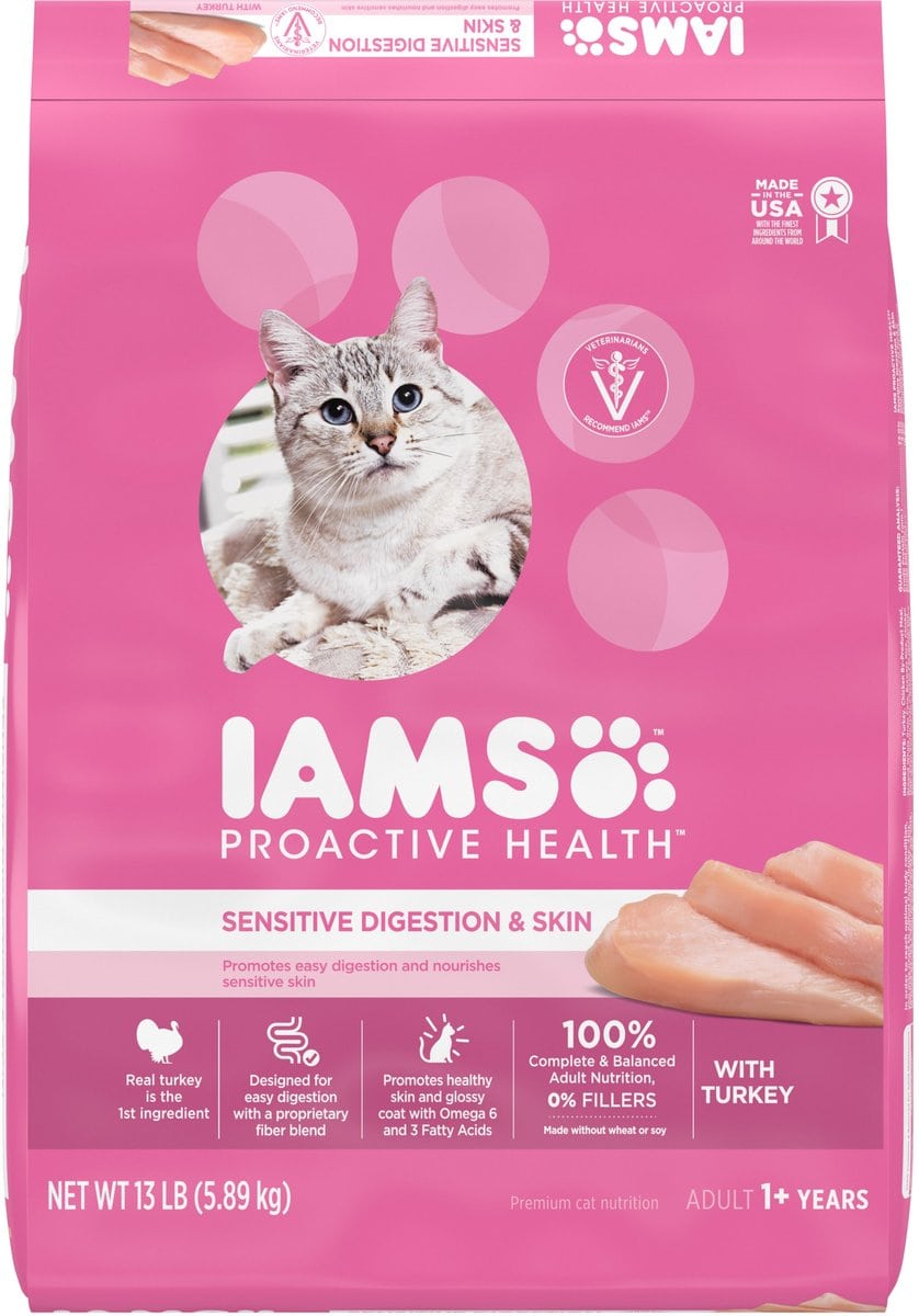 Iams Proactive Health Digestion Turkey Dry Cat Food