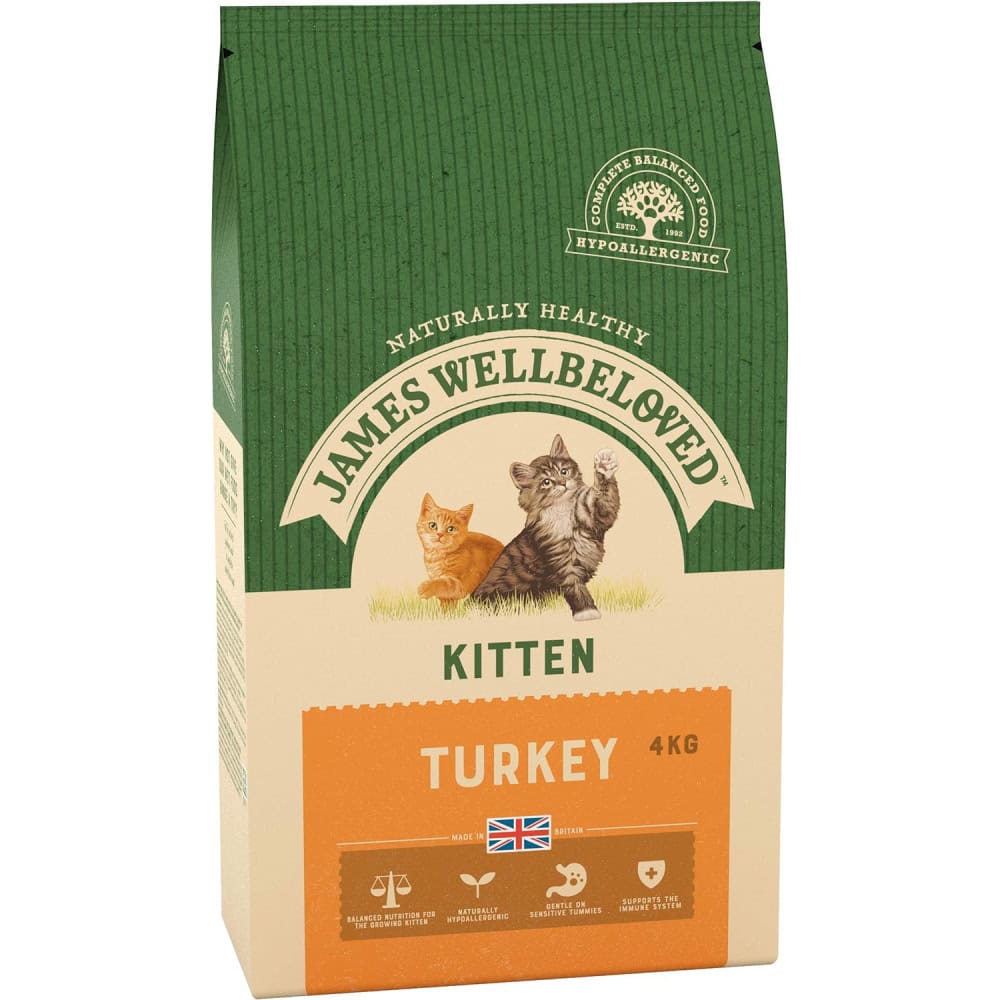 James Wellbeloved Kitten Turkey Dry Cat Food 