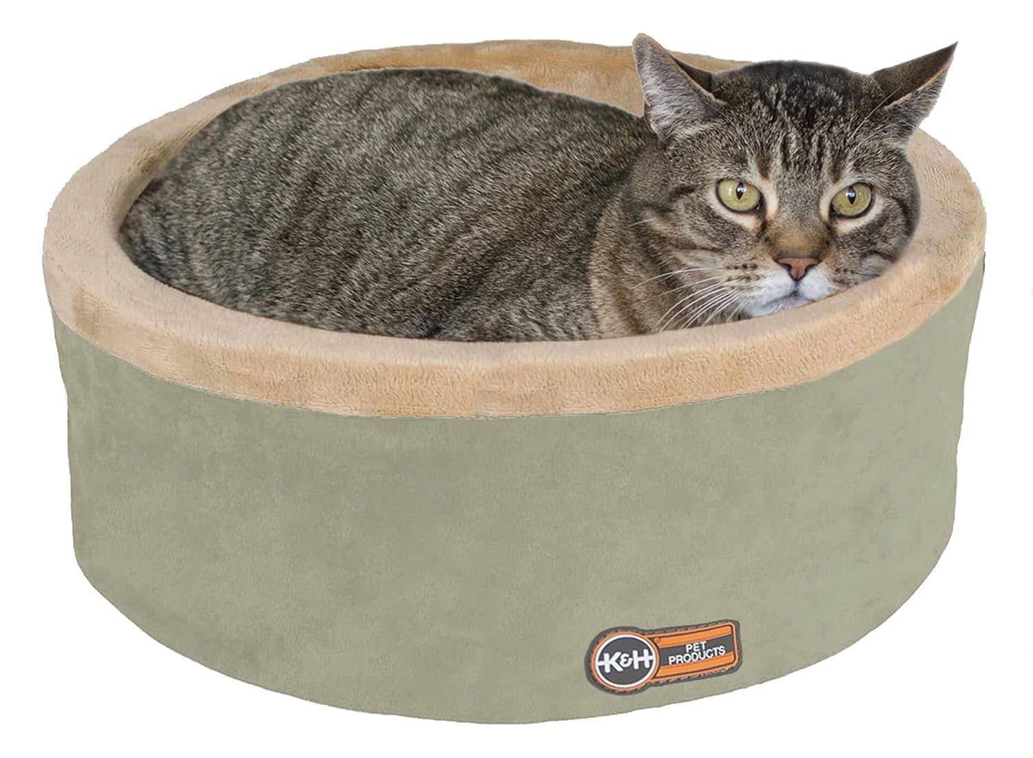 K&H Pet Products Thermo-Kitty Bed Heated Cat Bed for Indoor Cats