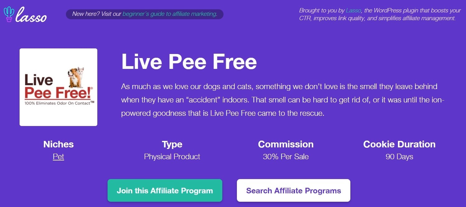 Live Pee Free!