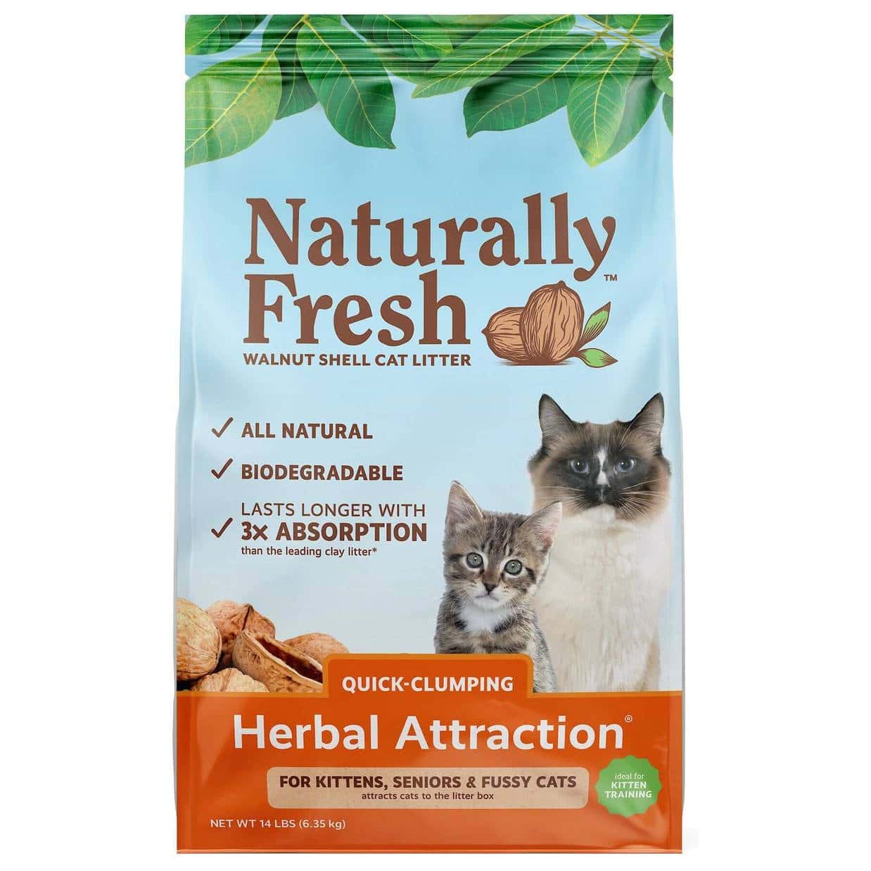 Naturally Fresh Herbal Clumping Walnut Litter