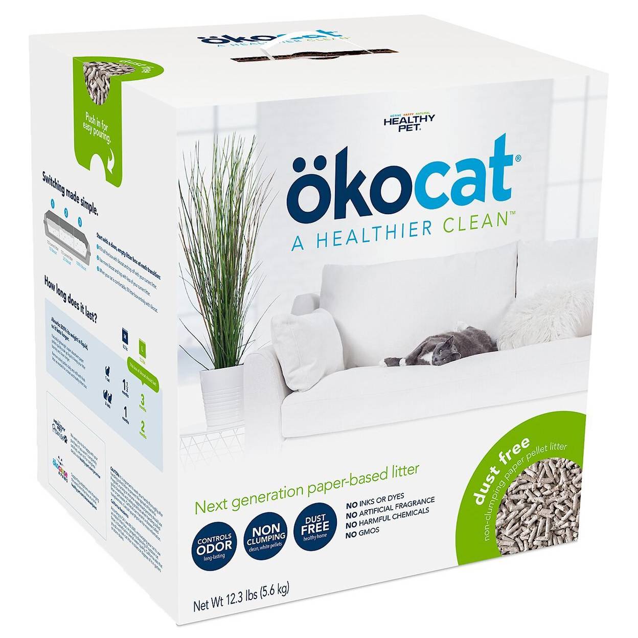 Okocat Dust-Free Paper Pellet Cat Litter