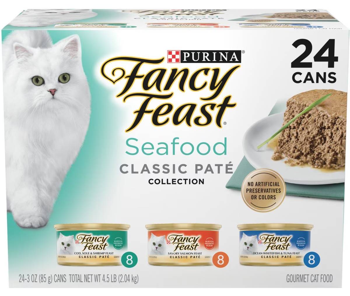 Purina Fancy Feast Seafood Pate Wet Cat Food