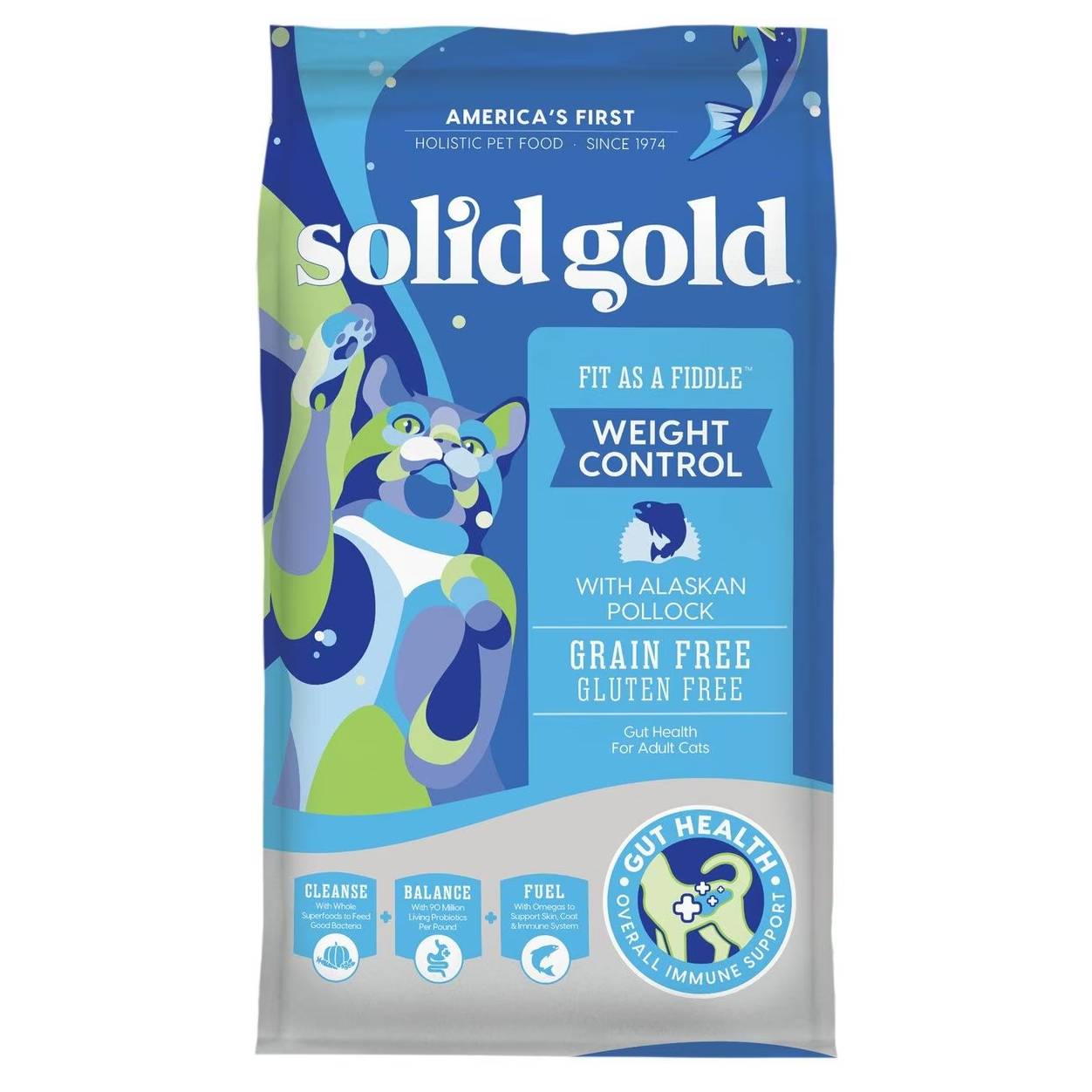 Solid Gold Alaskan Pollock Weight Control Dry Cat Food