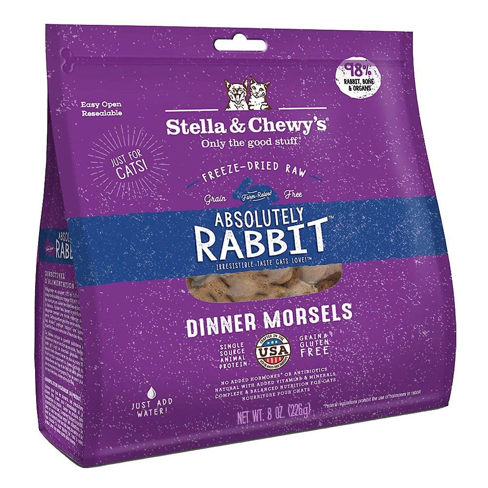 Stella & Chewy's Rabbit Morsels Freeze-Dried Raw Cat Food