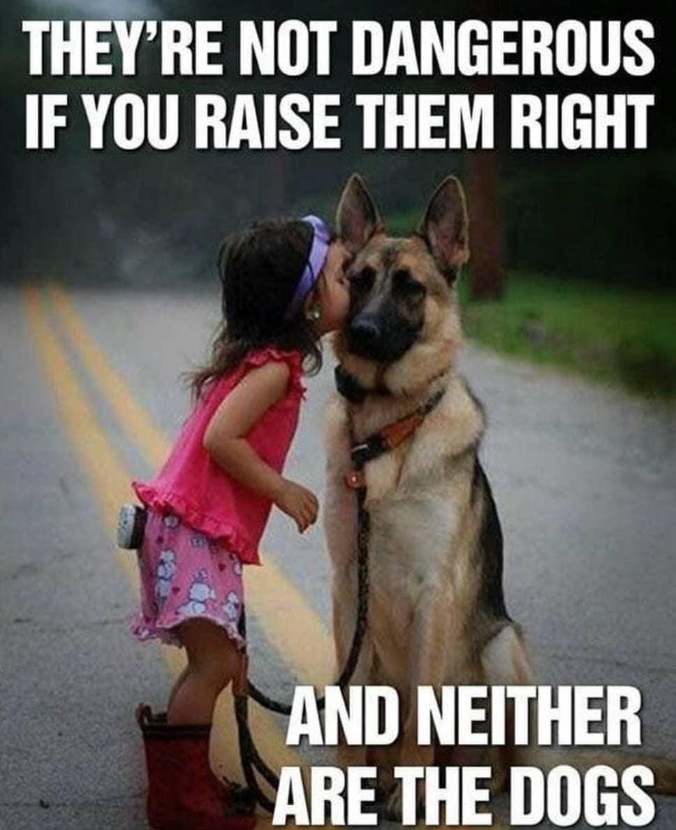 They’re Not Dangerous if Raised Right