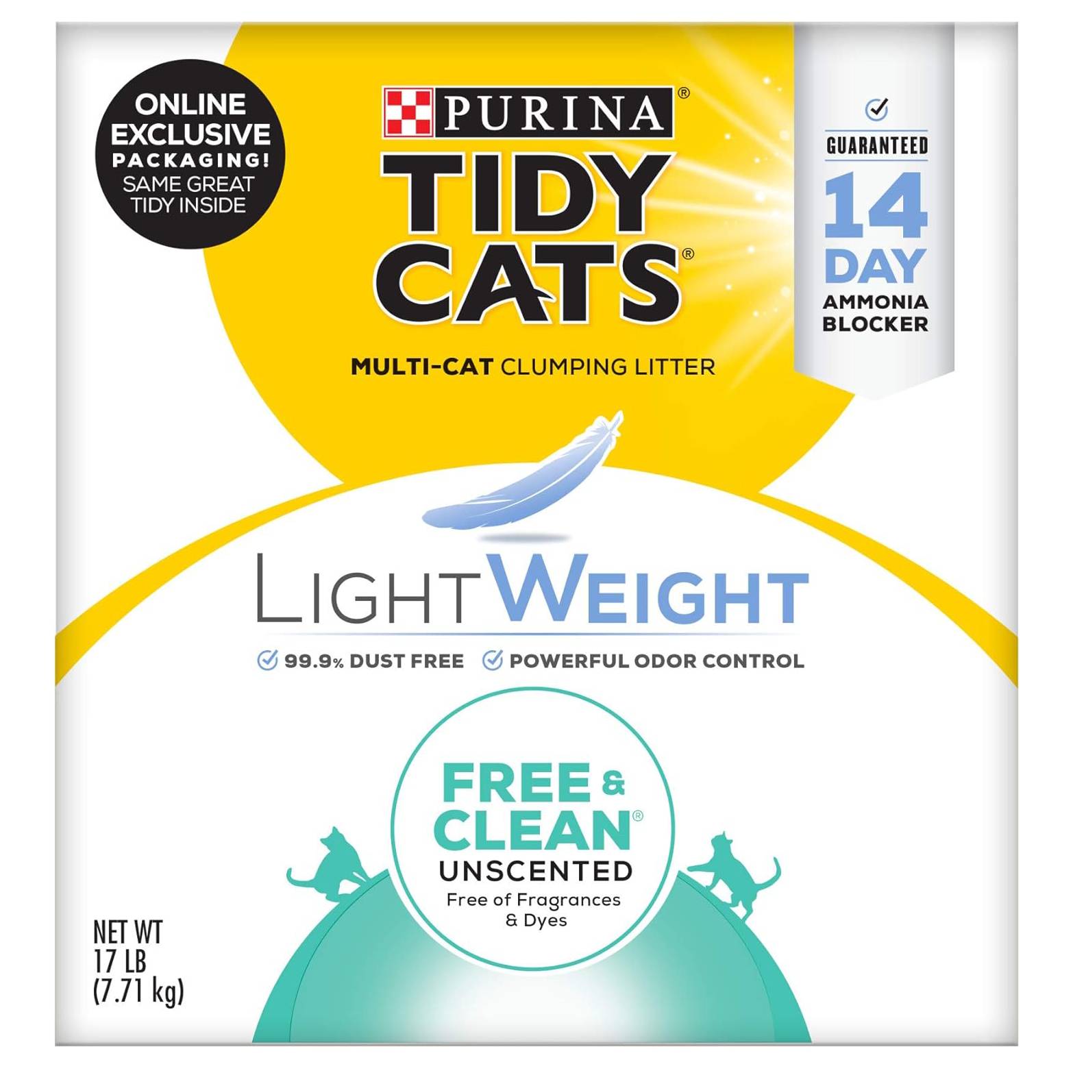 Tidy Cats Lightweight Free & Clean Clumping Cat Litter