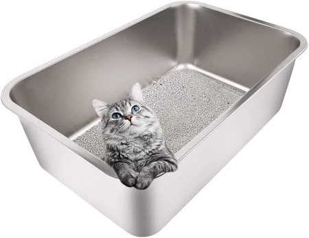 Yangbaga Stainless Steel Litter Box