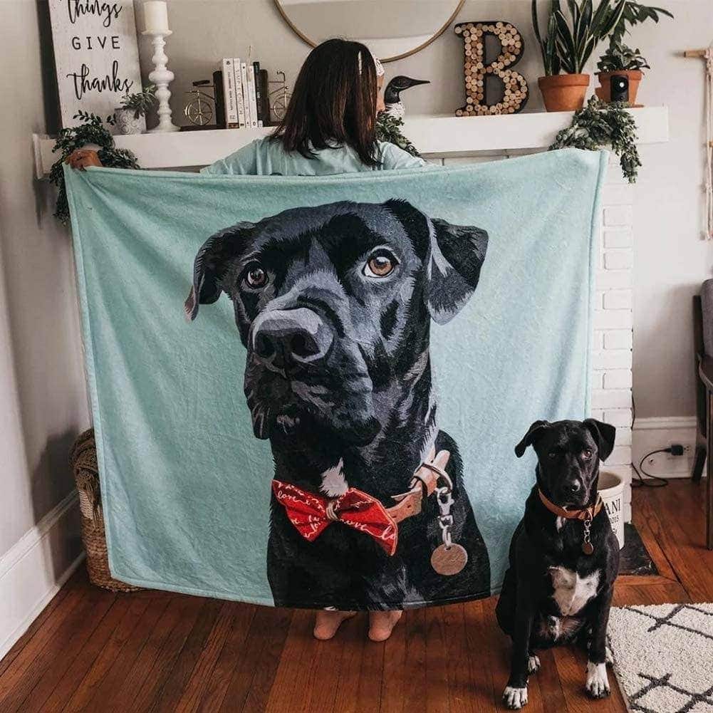 personalized fleece blanket