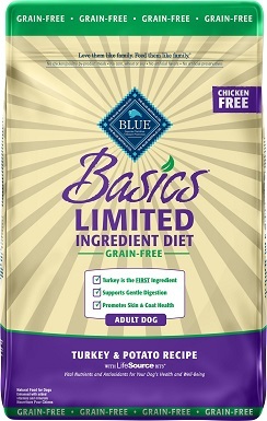 8Blue Buffalo Basics Limited Ingredient Grain-Free Formula Turkey & Potato Recipe