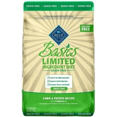 Blue Buffalo Limited Ingredient Dog Food.