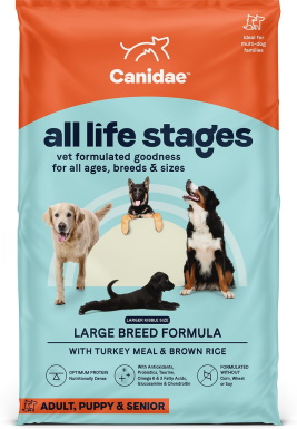CANIDAE All Life Stages Turkey Meal & Rice Formula Large Breed Dry Dog Food