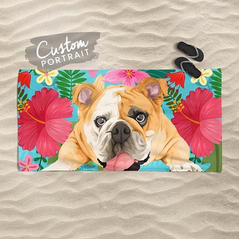 Custom Beach Towel-Etsy