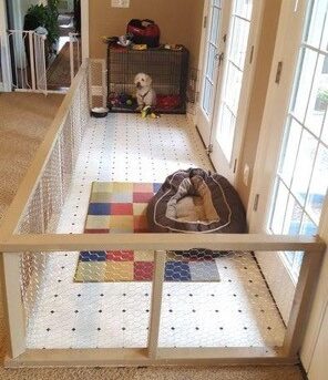 Custom Indoor DIY Dog Playpen, From Instructables