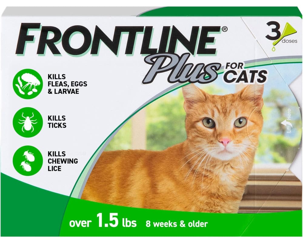 FRONTLINE Plus Flea and Tick Treatment for Cats 