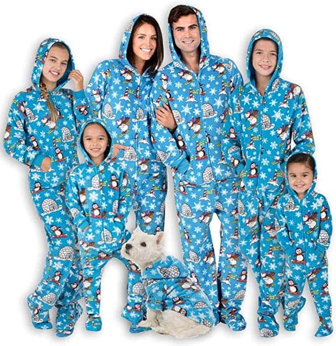 Family Hooded Onesies-Footed Pajamas-Amazon