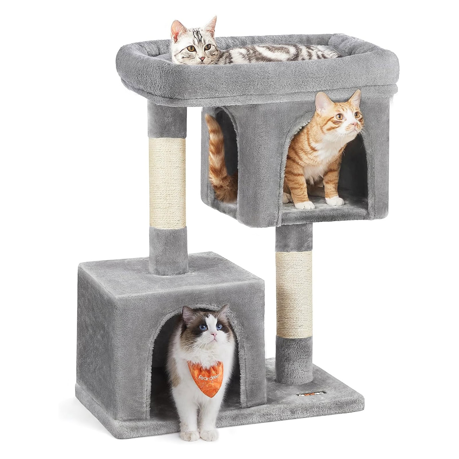 Feandrea Cat Tree, 33.1-Inch Cat Tower