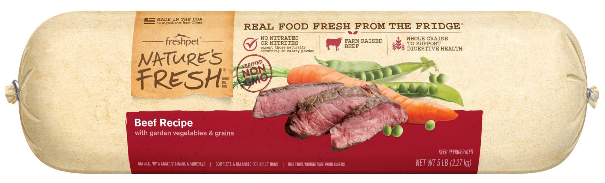 Freshpet Nature’s Fresh Beef Recipe