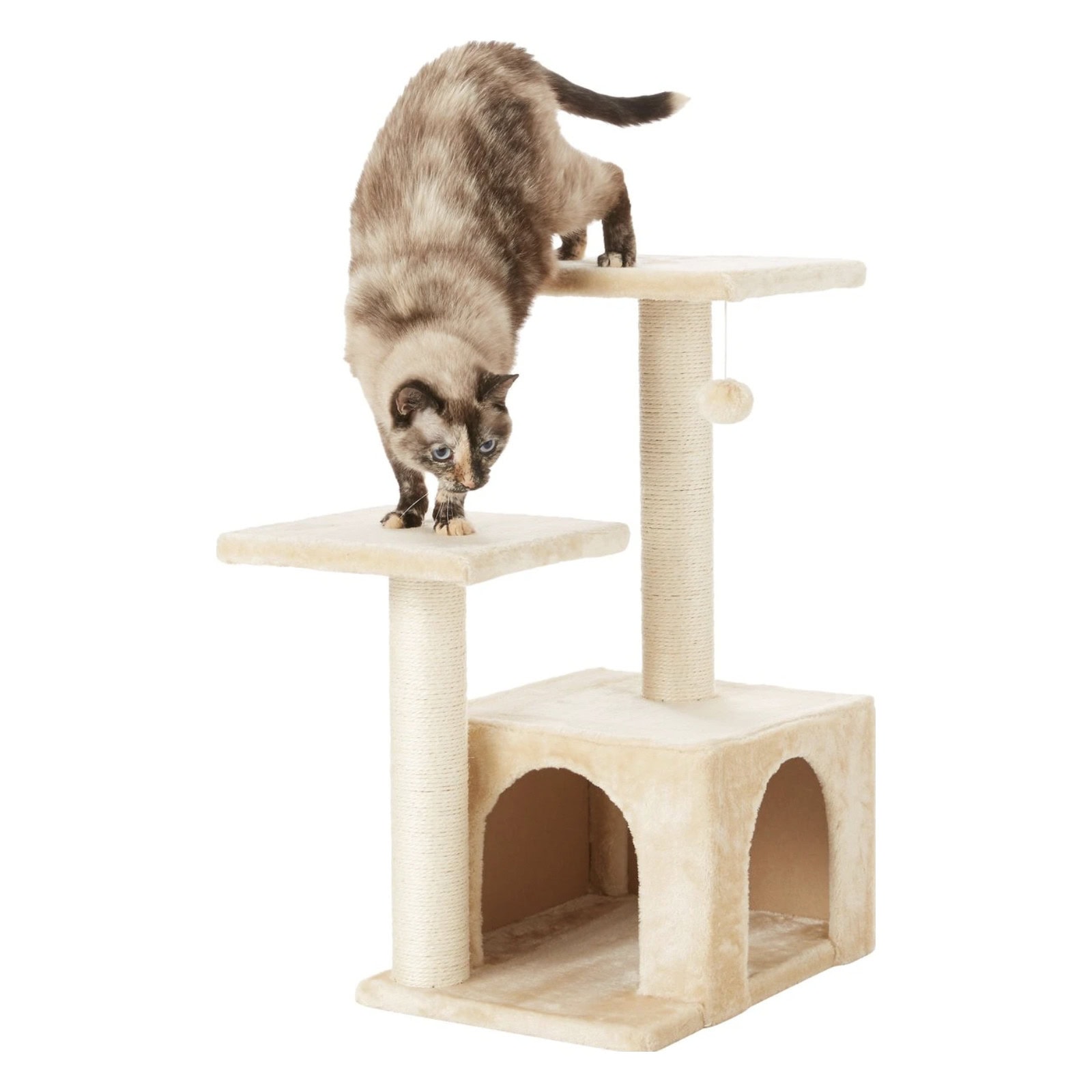 Frisco Faux Fur Cat Tree & Condo