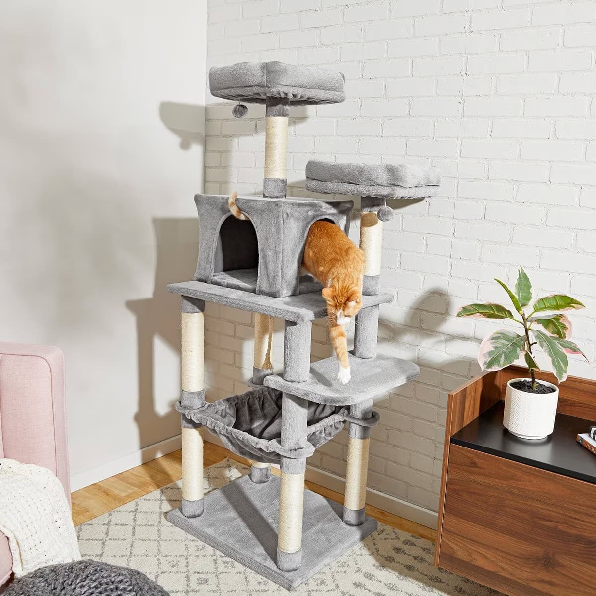 Frisco Faux Fur Cat Tree