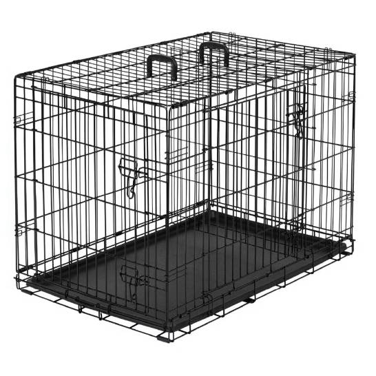 Frisco Heavy-Duty Collapsible Wire Dog Crate